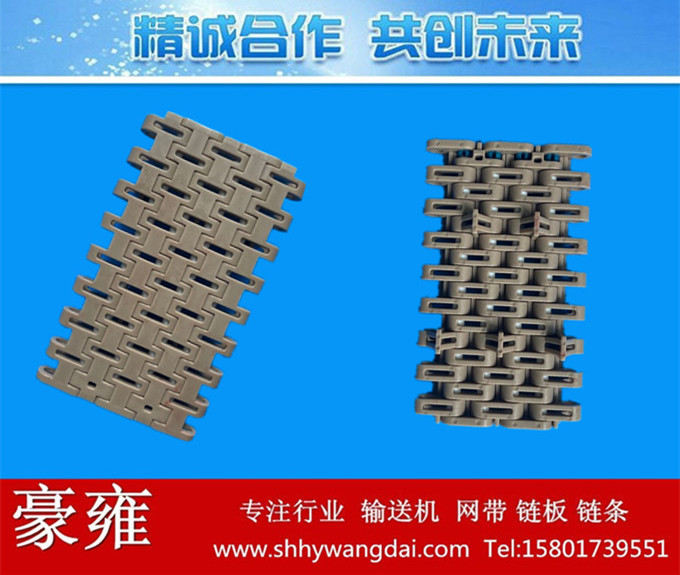 346平格型模块网带链