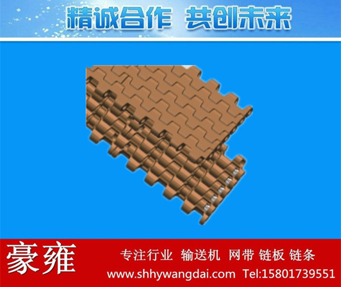 523平板式小节距轻型网带链