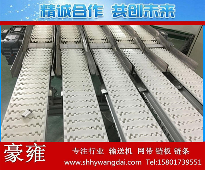 140多列齿形链输送线